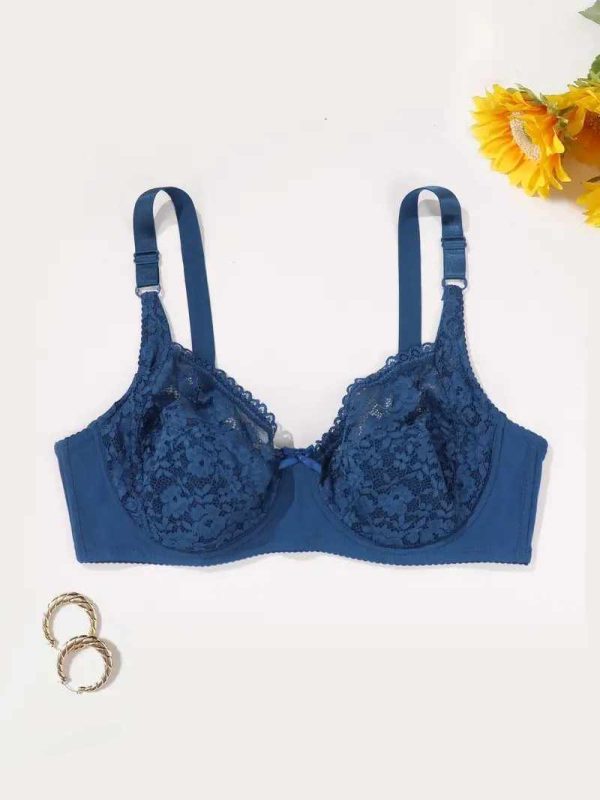 Plus Size Ženski Seksi Čipkasti Grudnjak 2434 - Image 6