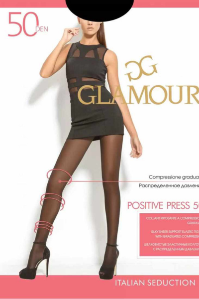 Čarape Glamour Positive Press 50