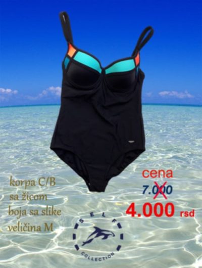 Jednodelni teget kupaći Self 964