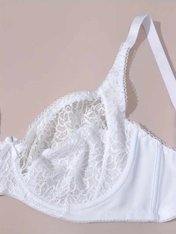 Seksi grudnjak od čipke za punije dame 24555 - Image 5