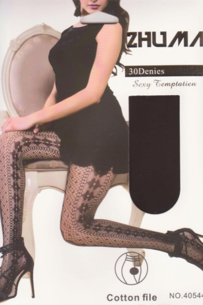 Čarape hulahop sa desenom 40544