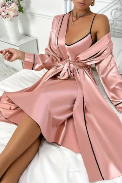 Satenski ogrtač i spavaćica 261319